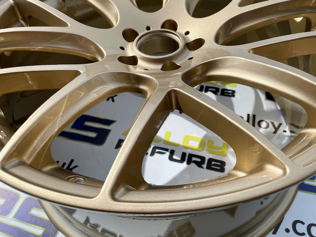 Alloy wheels rim golden colour